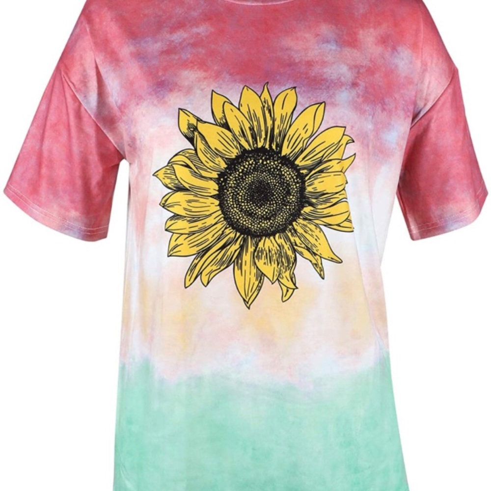 Tie dye sunflower T-shirt from Amazon
